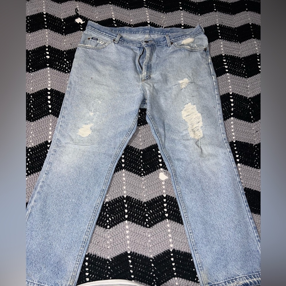 Lee Distressed Denim Jeans